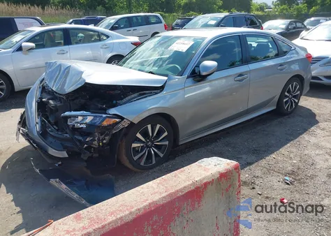 2023 Honda Civic Ex /Ex W/O Bsi из США, поврежденный, VIN 2HGFE1F79PH318079